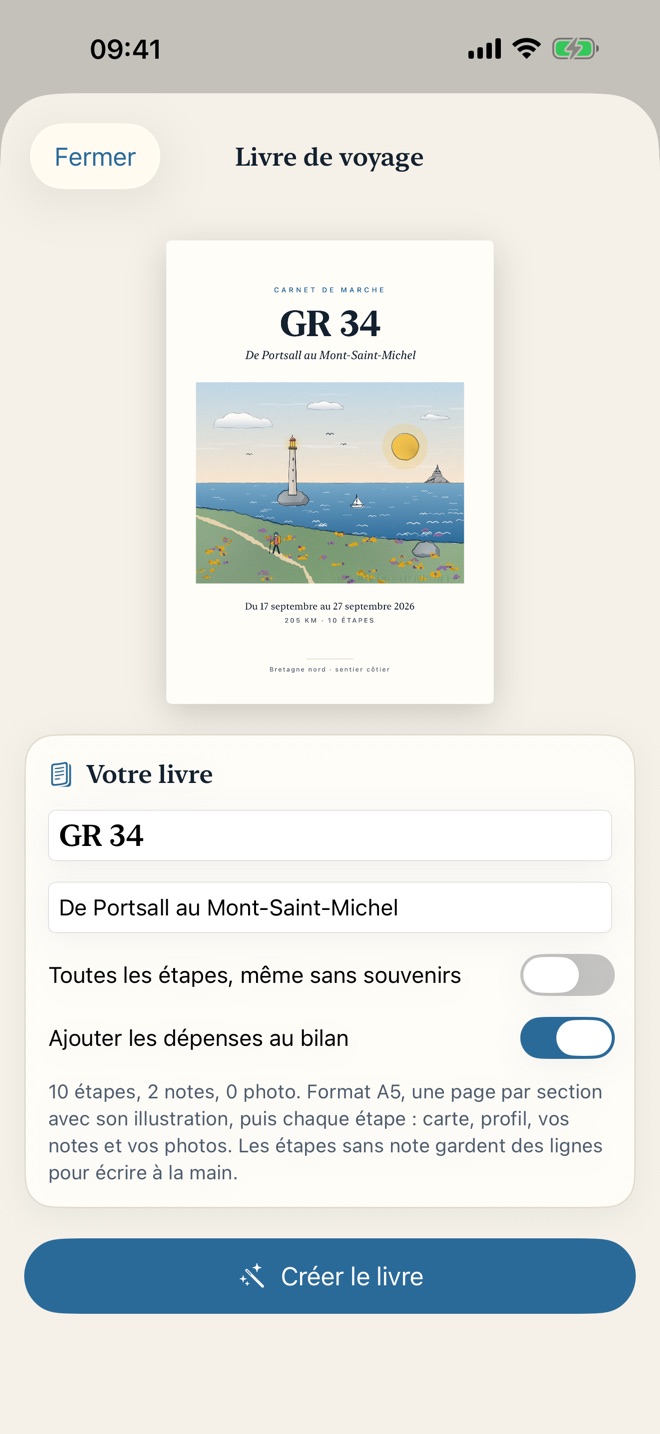 Le livre de voyage