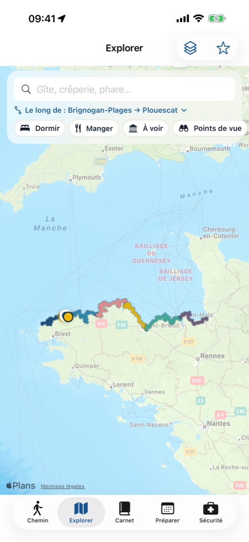 L'Explorer et sa carte